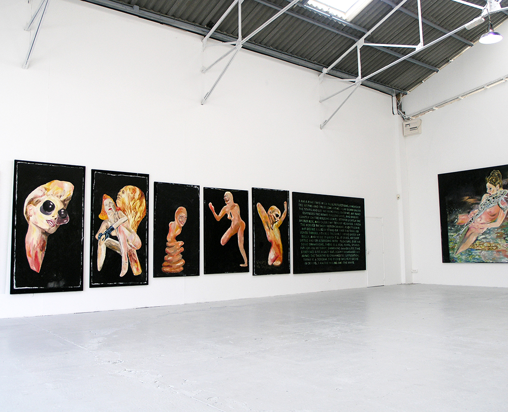 performance-atives paintings fabienne audeoud john russel contemporary art confort moderne