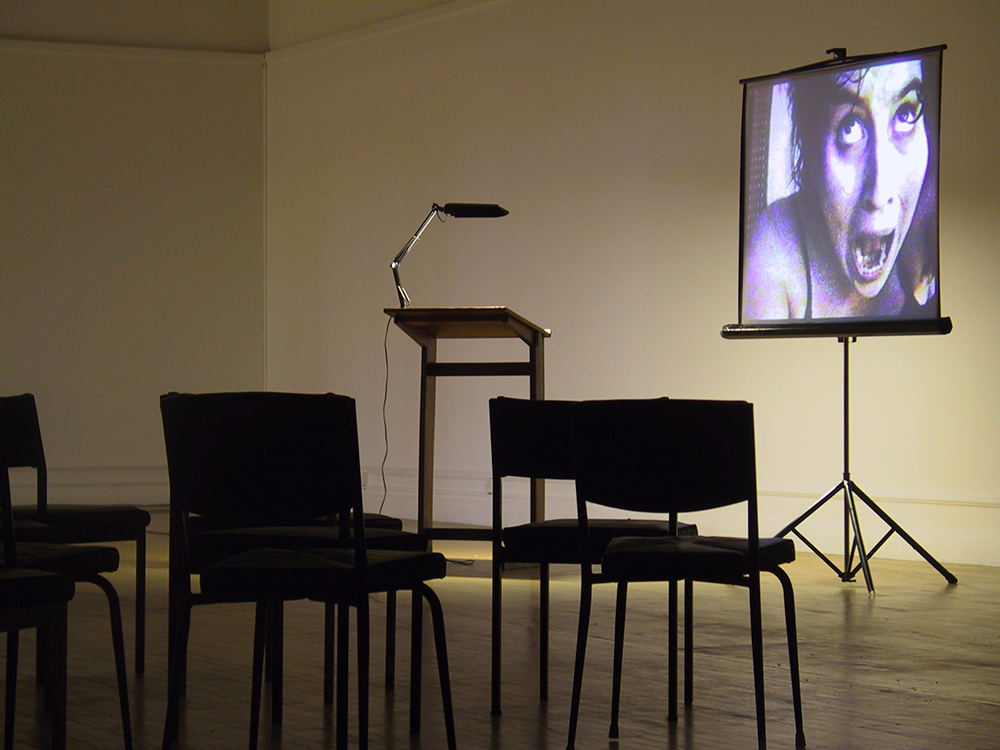 fabienne audeoud a lecture performance  face josef krammholler contemporary art